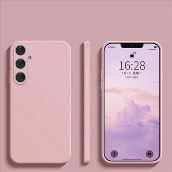 Liquid Air silikoninis rausvas dėklas - su kameros apsauga (Samsung Galaxy M55 5G) Liquid Air silikoninis rausvas dėklas - su kameros apsauga (Samsung Galaxy M55 5G)